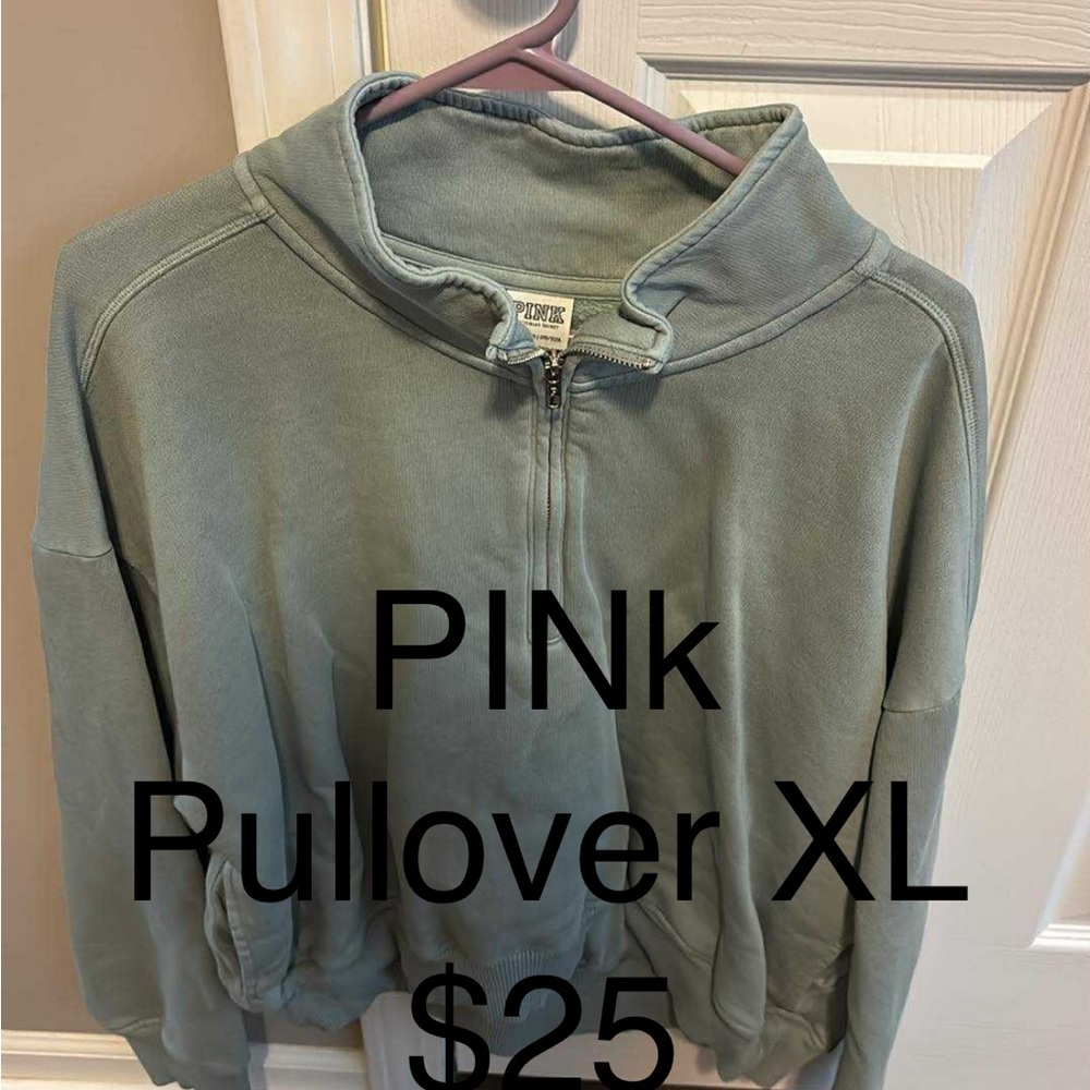 Victoria's Secret PINK Women's Olive Pullover Jacket